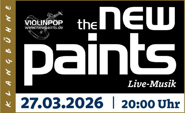 Marstall Klangbühne - Livemusik mit den NEW PAINTS