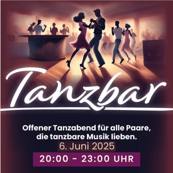 Tanzbar - Offener Tanzabend für alle Paare, die tanzbare Musik lieben.