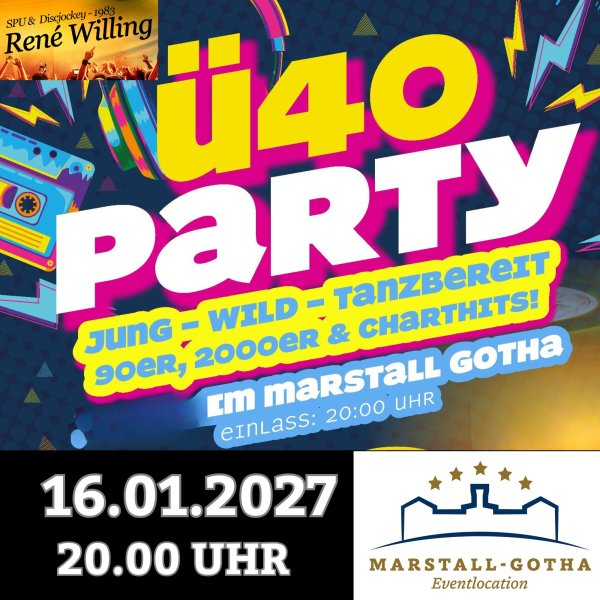 Ü40 Party mit Rene Willing